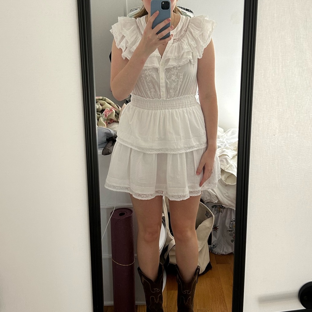 Target x Love Shack Fancy Penelope white dress M
